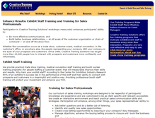 Tablet Screenshot of creativetraining.com